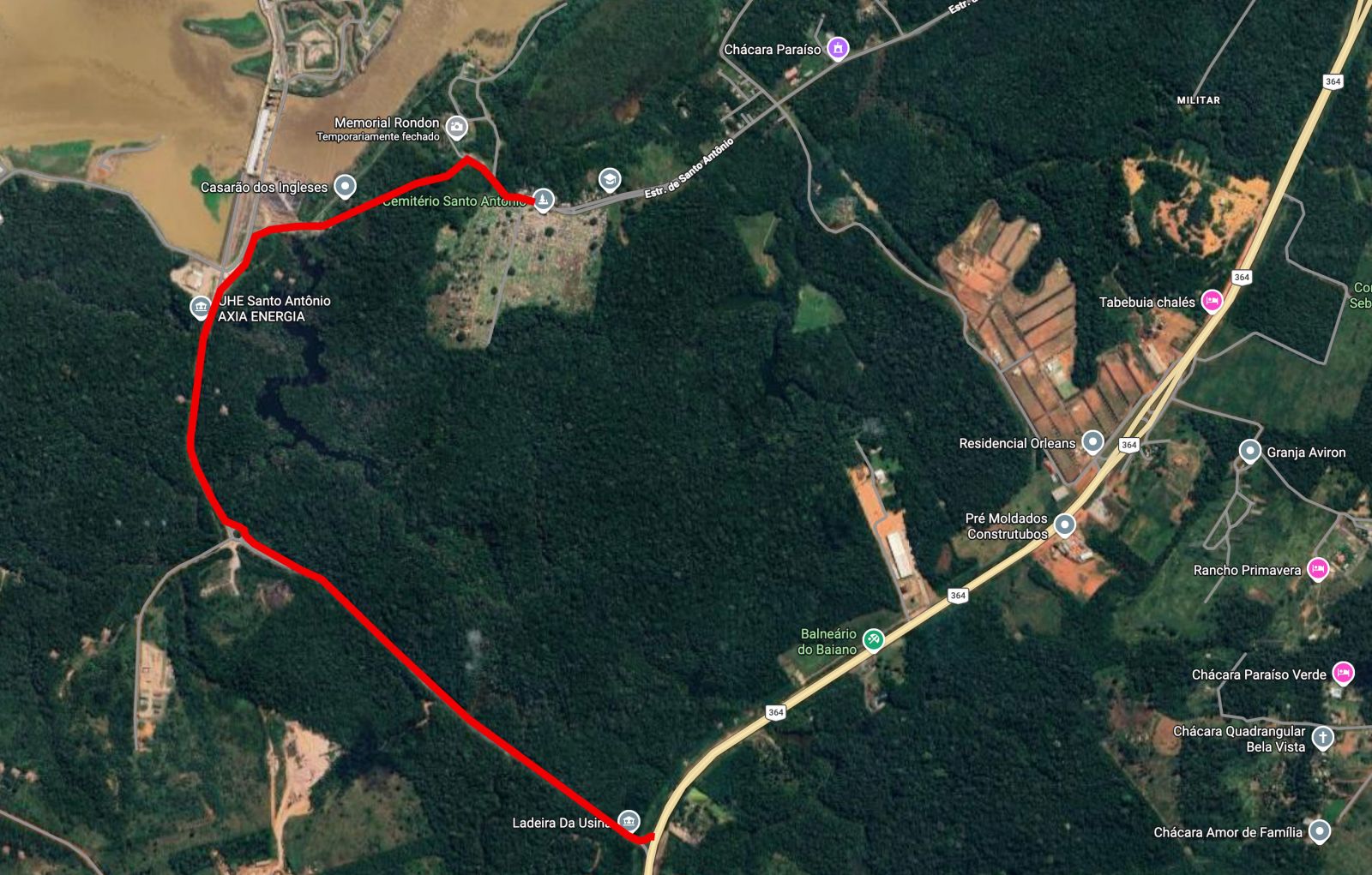 Acesso provisório mantido até a reconstrução da via danificada