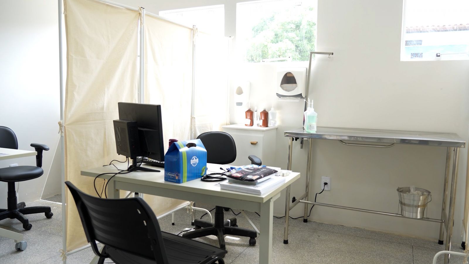 Estrutura também contempla duas salas de enfermagem