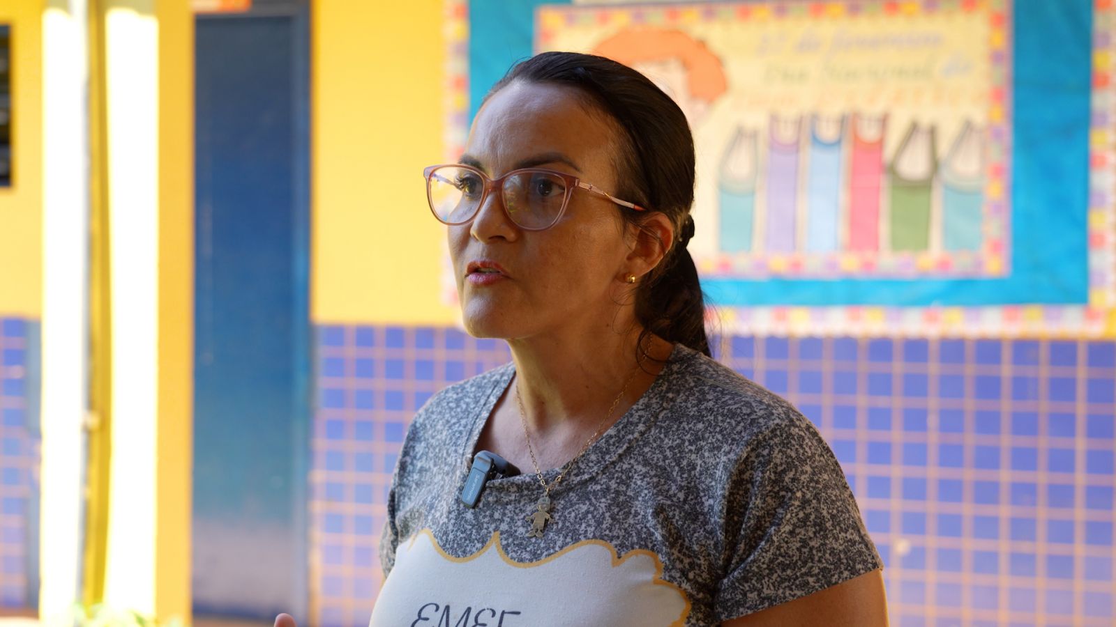 Ednara Brasil disse que o “objetivo foi mostrar que o material é uma ‘riqueza infinita’