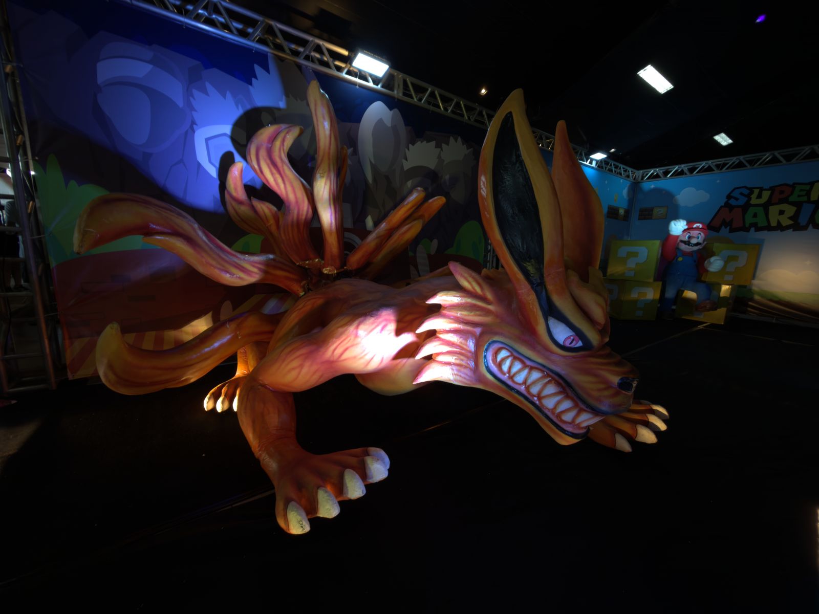 Evento contemplou os bonecos em tamanho ampliado