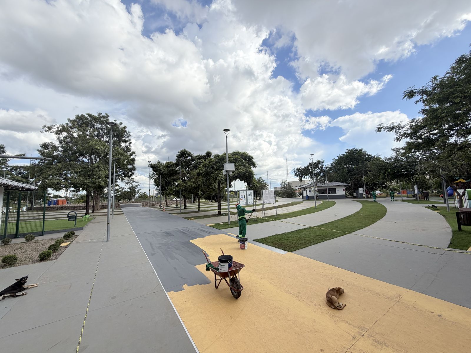 Parque ficou fechado apenas um dia para desmobilização
