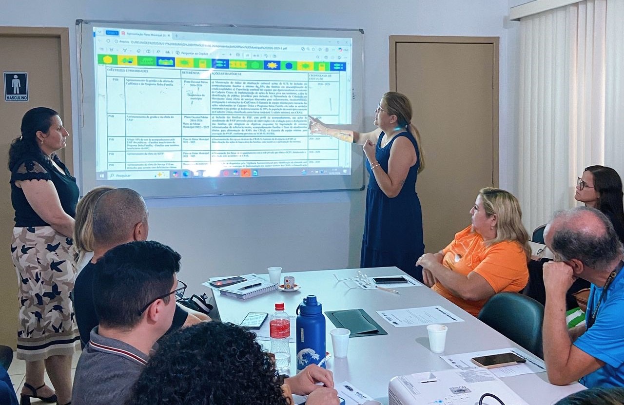 O plano traça diretrizes, metas e estratégias que irão nortear as ações da assistência social pelos próximos três anos