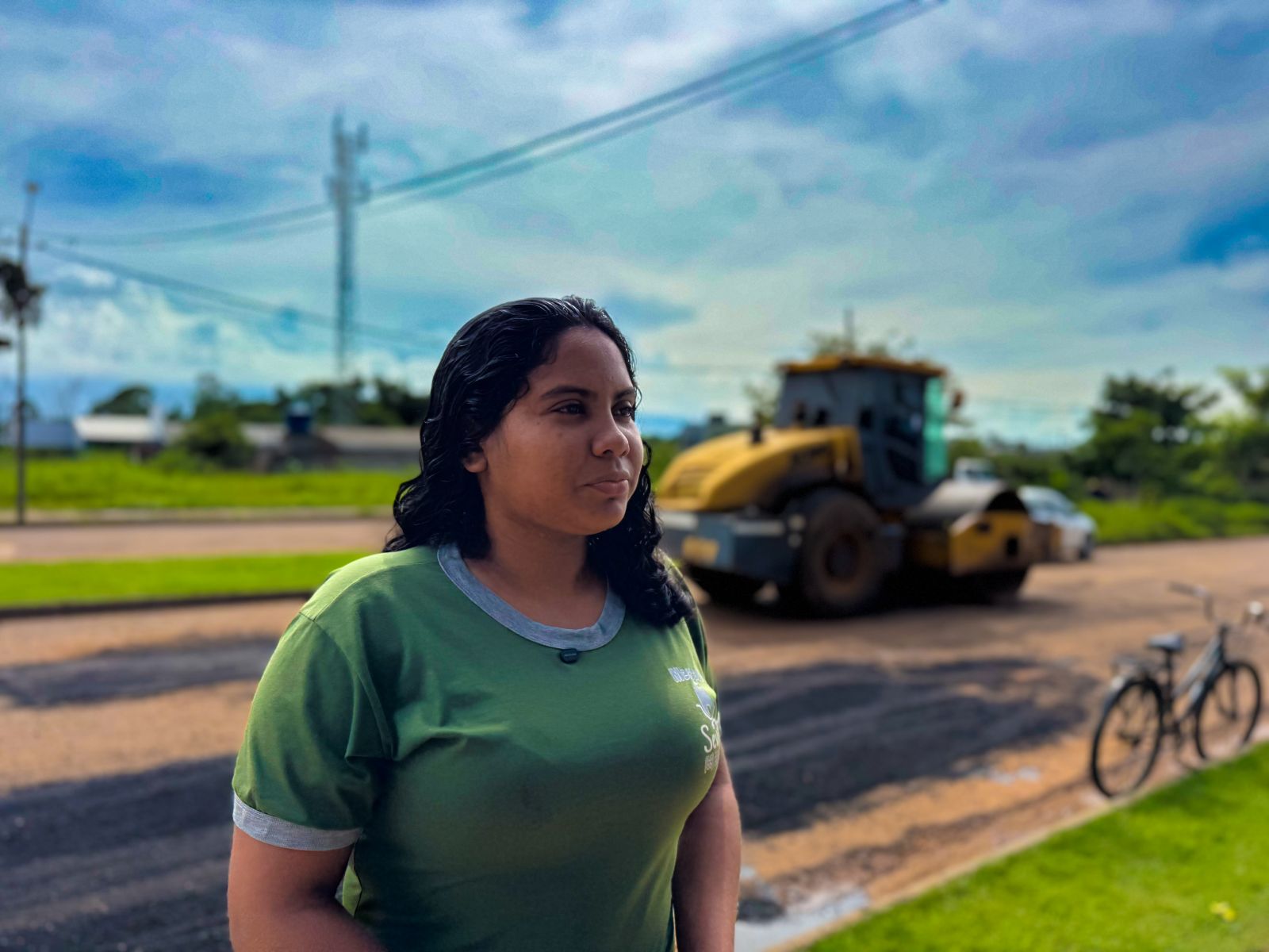 De acordo com Amislaine, os buracos estavam causando muitos transtornos à comunidade