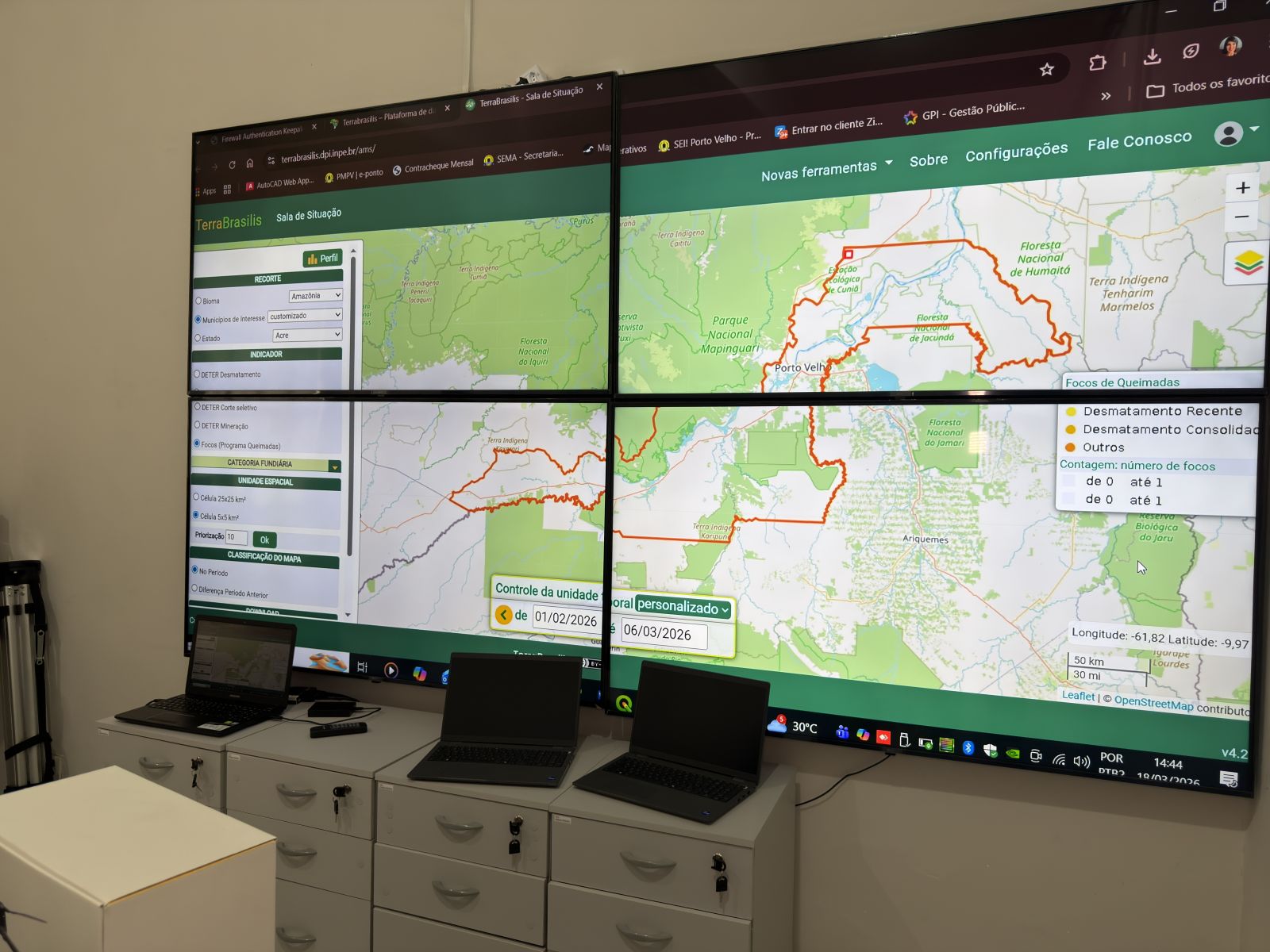 Além do monitoramento ambiental, o escritório também contribui para ações voltadas à regularização fundiária