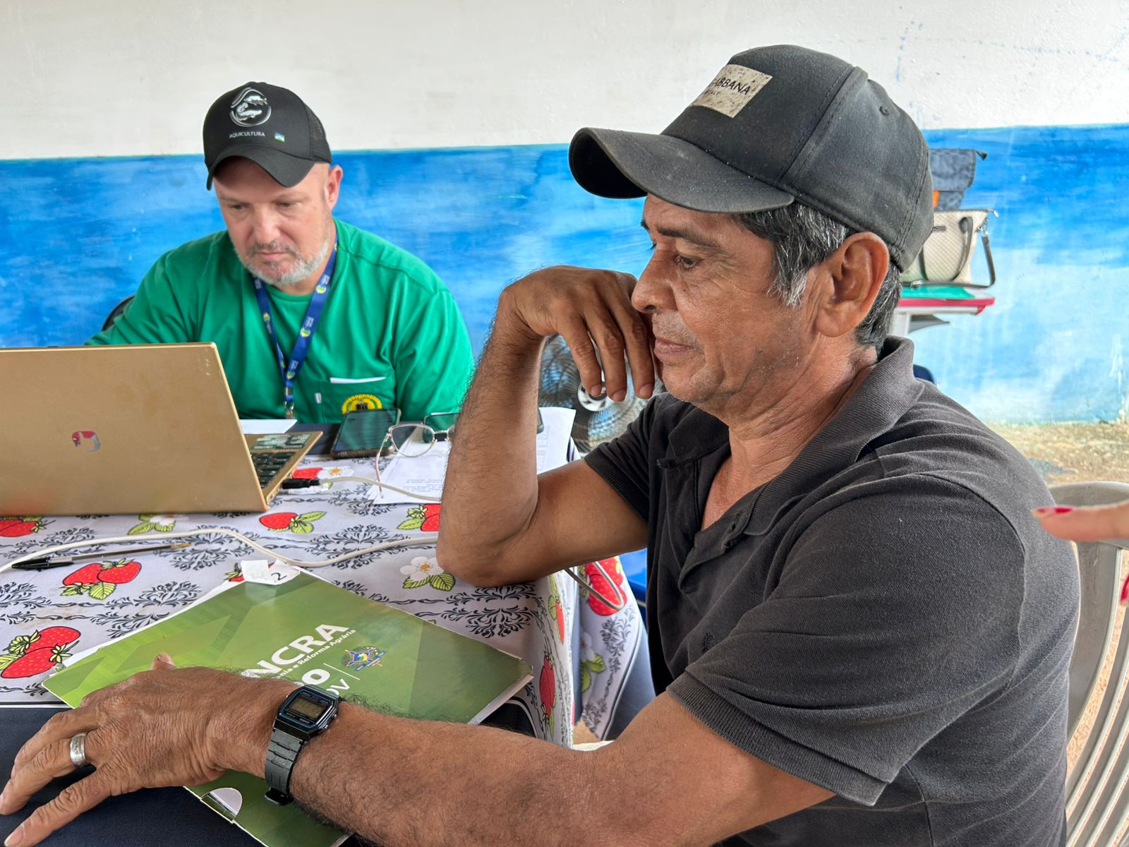 José Anselmo finalmente conseguiu emitir o Cadastro Nacional da Agricultura Familiar - CAF