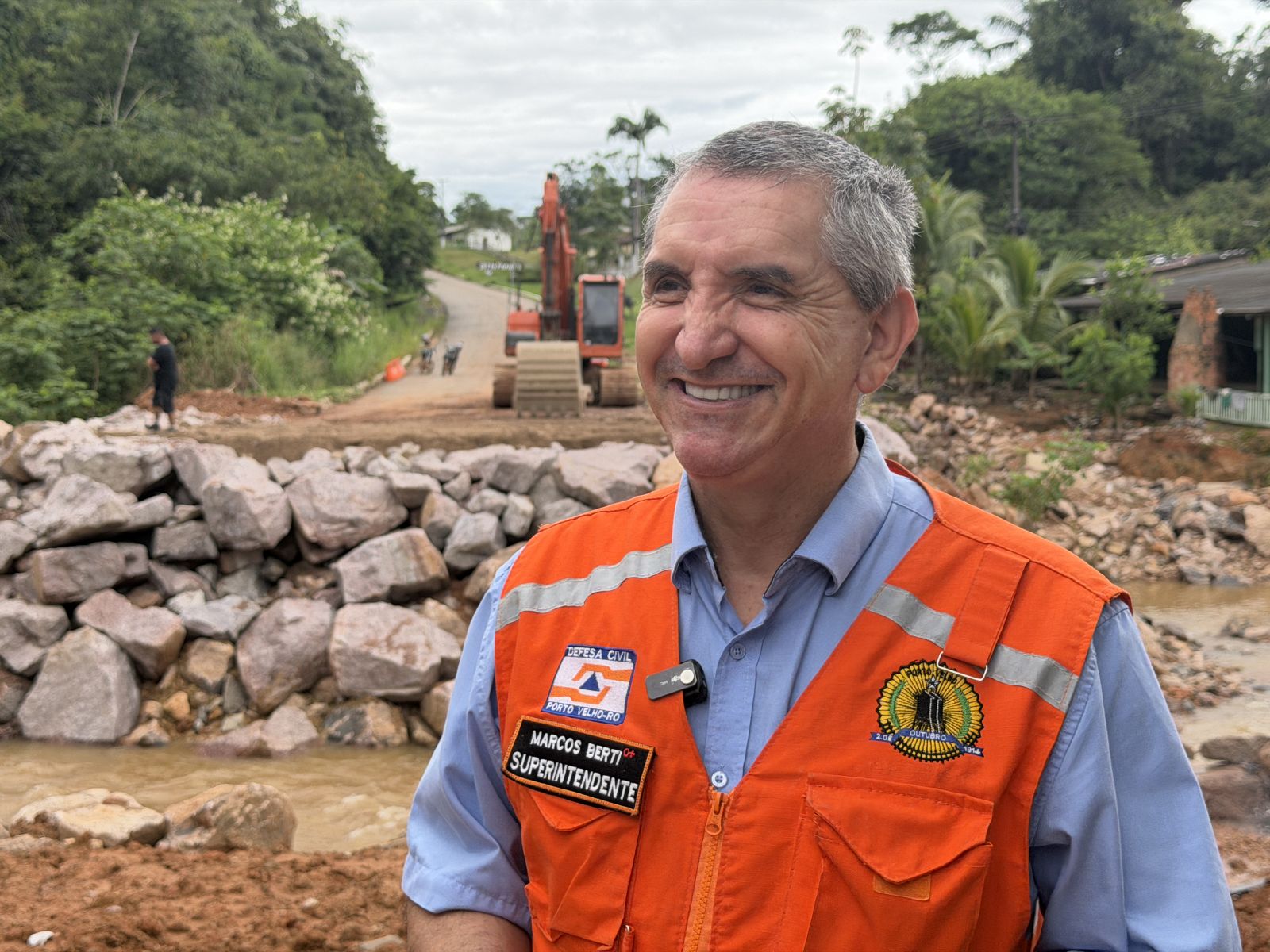 Segundo o superintendente Marcos Berti, a Defesa Civil realiza um trabalho contínuo de monitoramento das famílias