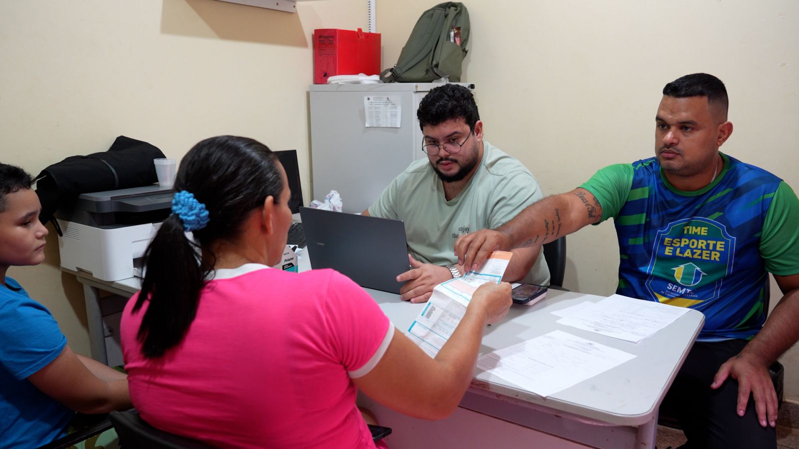 Prefeitura esteve na Escola Ulisses Soares, zona Leste da cidade, para divulgar o programa
