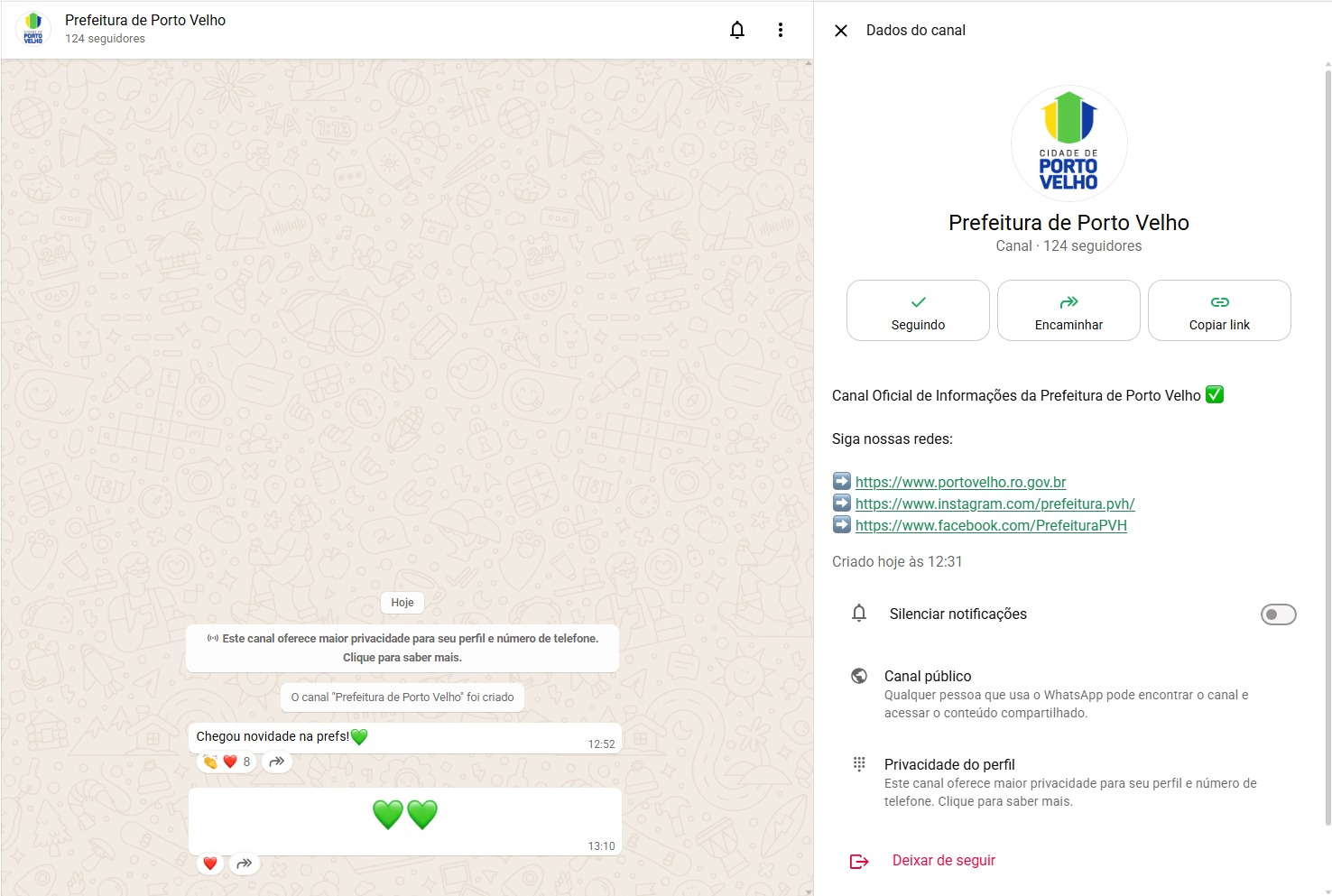 Ferramenta visa facilitar o acesso às informações institucionais do Município