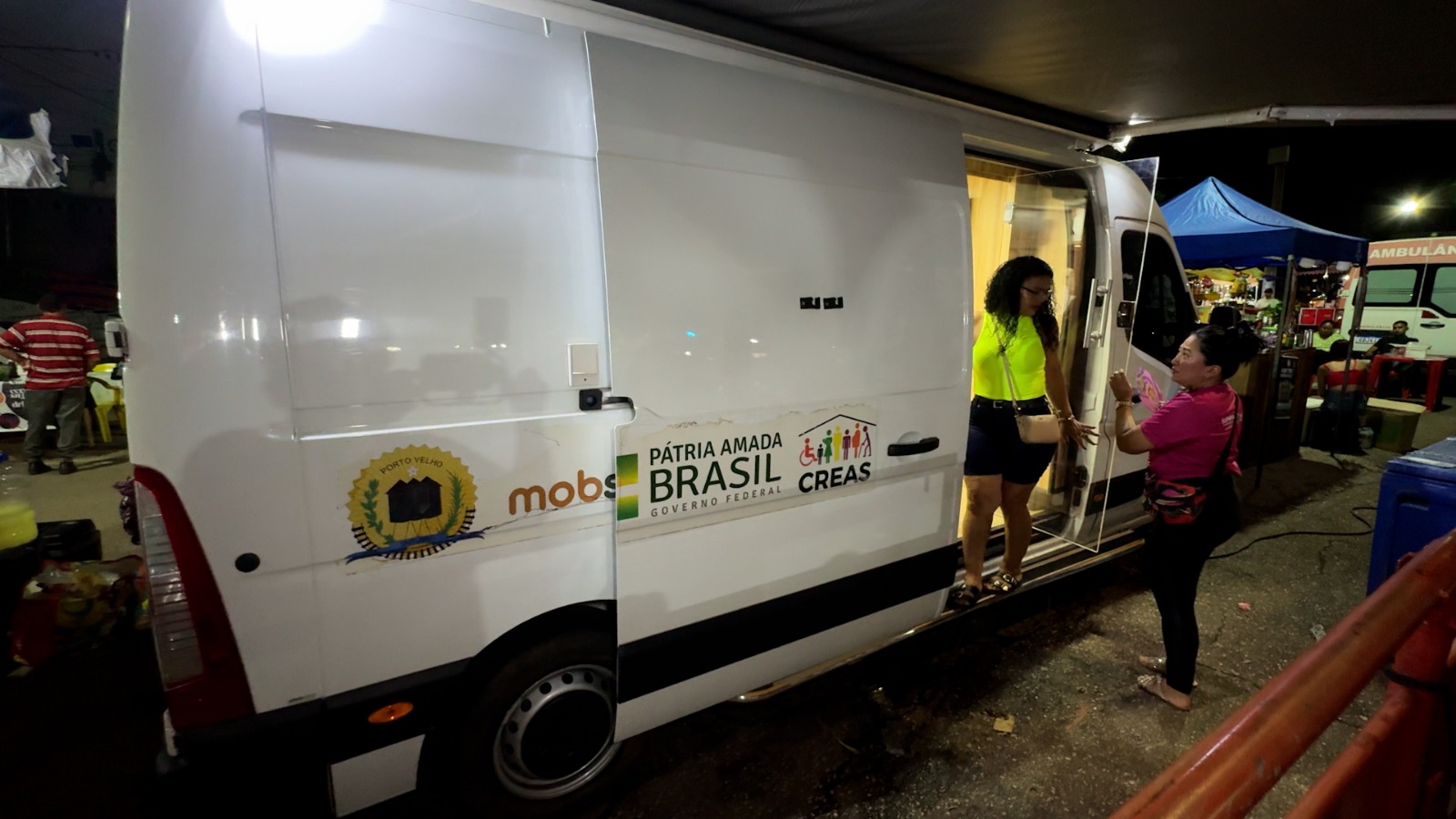 Na unidade móvel, a foliã será acolhida por um profissional de saúde qualificado