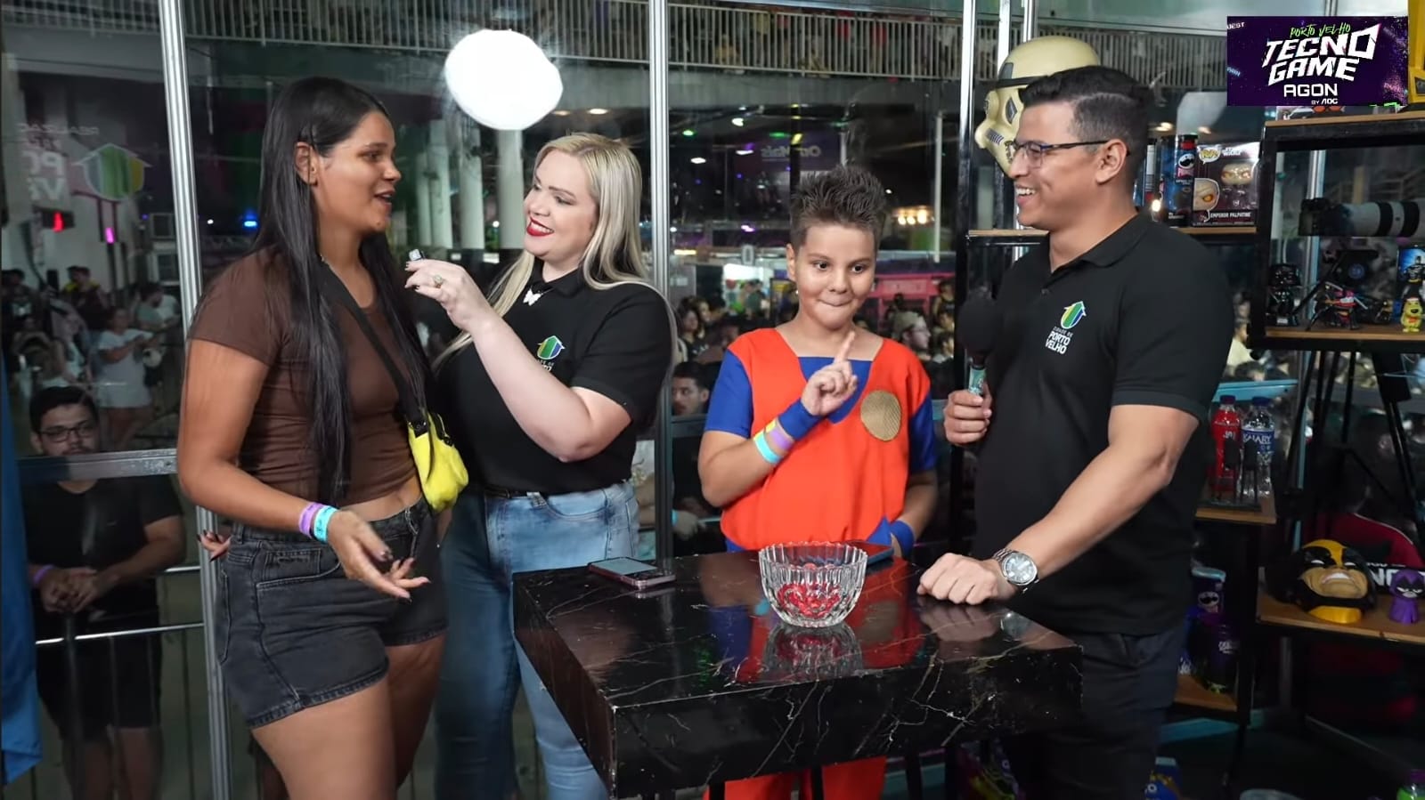 Por trás da transmissão, uma estrutura que reuniu mais de 20 profissionais