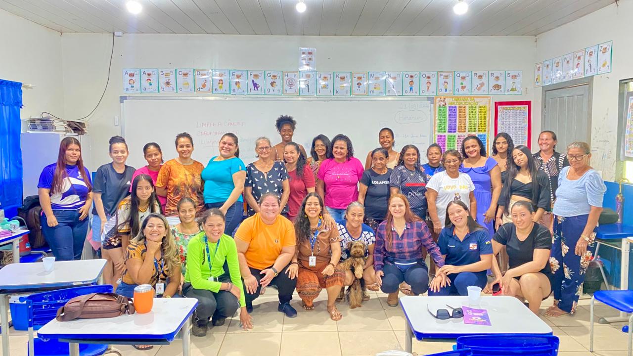 Oficina faz parte de uma série de ações voltadas ao empoderamento feminino na região